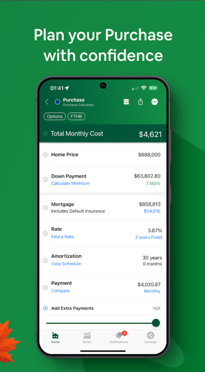 Mortgage app — plan your purchase with confidence